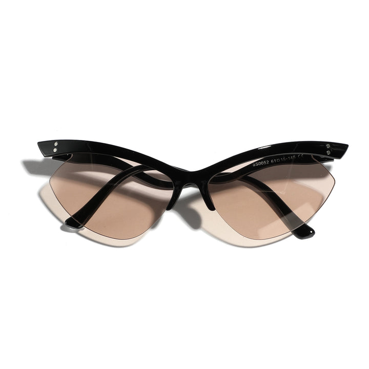 Dame Cat-Eye solbriller med ergonomisk design og UV-beskyttelse Luvikno
