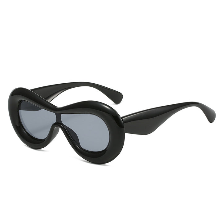 Damer futuristisk øyemaske solbrille Luvikno
