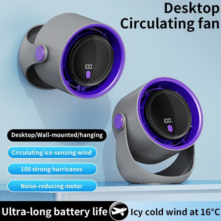 Unisex Digital Air Circulator Vifte Luvikno