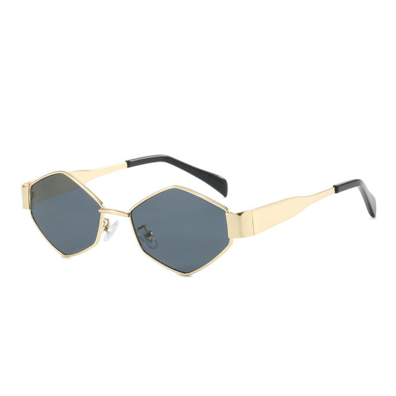Dame geometrisk solbrille Luvikno