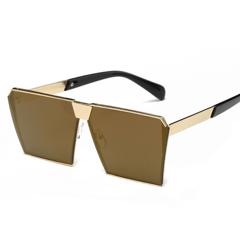 Dame oversized solbrille med markant kvadratisk design Luvikno