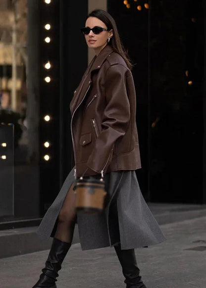 Luvik | Tekonahka moottoripyörätakki