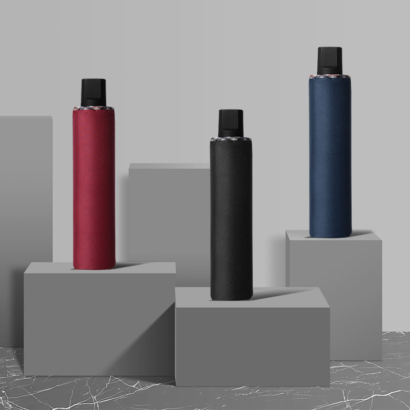 Kvinne Ultra-Lett Sammenleggbar Paraply med Solid Ramme Luvikno