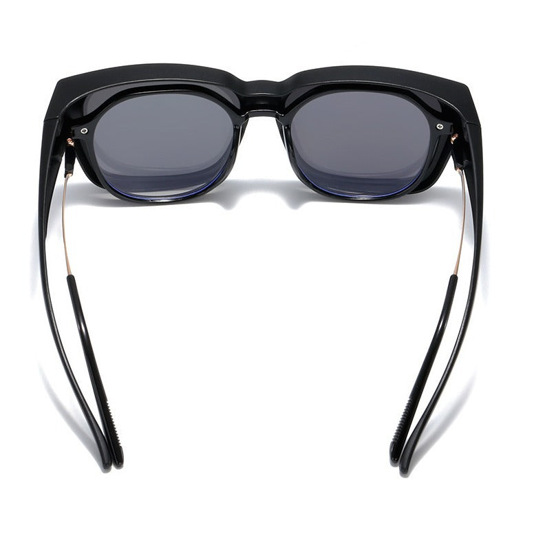 Dame moterisk solbrille i moderne rammedesign Luvikno