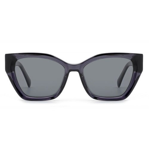 Dame stilige solbriller med markant plastikkarm Luvikno