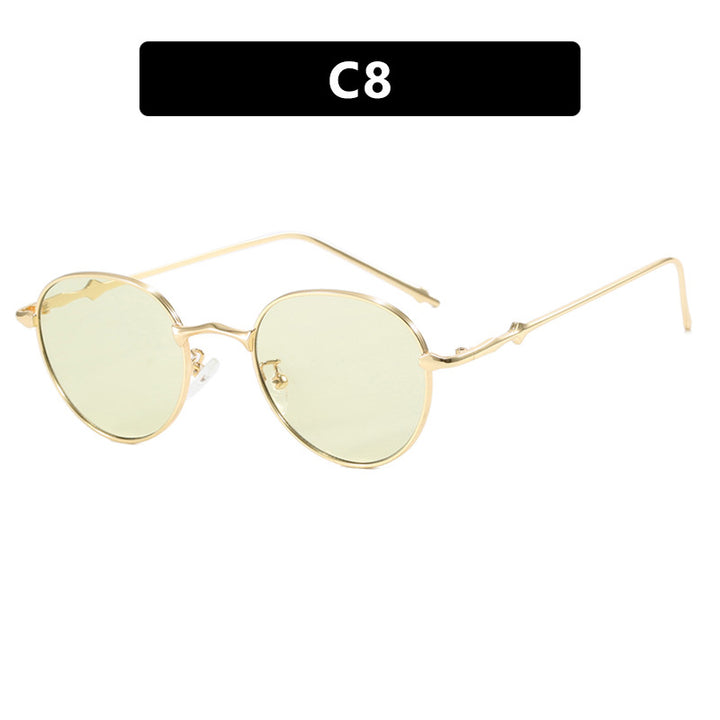Dame elegant solbrille i moderne oval design Luvikno