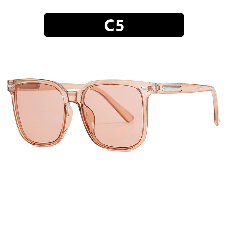 Dame firkantet solbrille med robust ramme og polarisert glass Luvikno