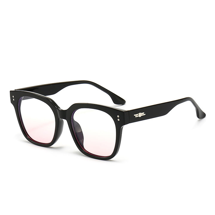 Dame firkantet solbrille med stilig ramme Luvikno