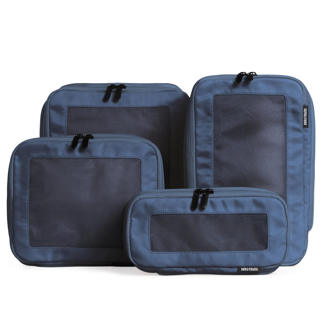 Unisex lagringsposer sett med transparente rom Luvikno