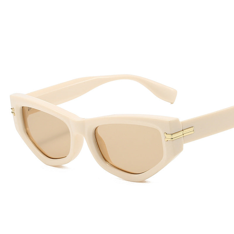 Damer trendy Cat-Eye solbriller Luvikno