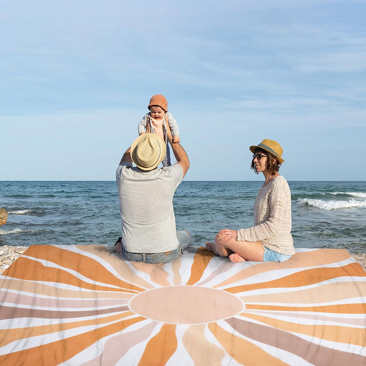 Damer stilige stranddekken med UV-beskyttelse Luvikno