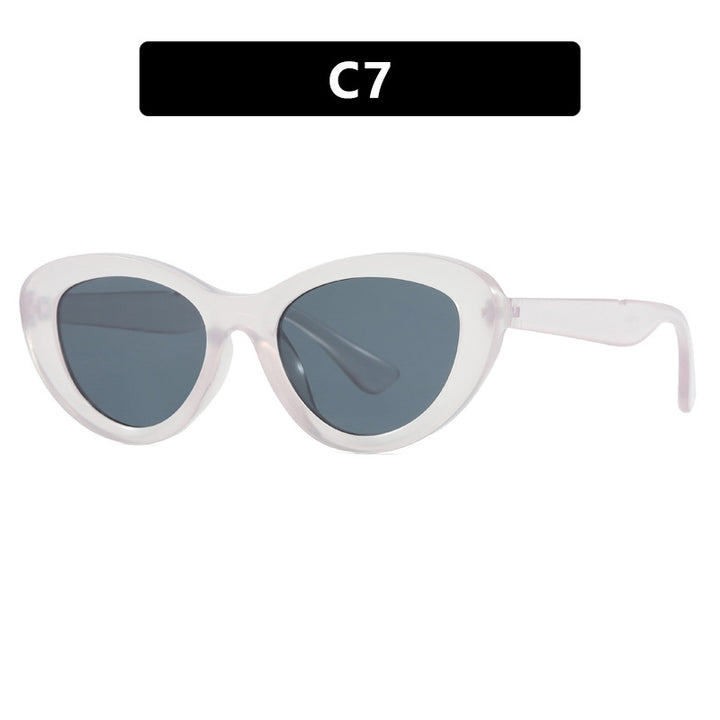 Dame Cat-Eye solbriller i unikt design Luvikno