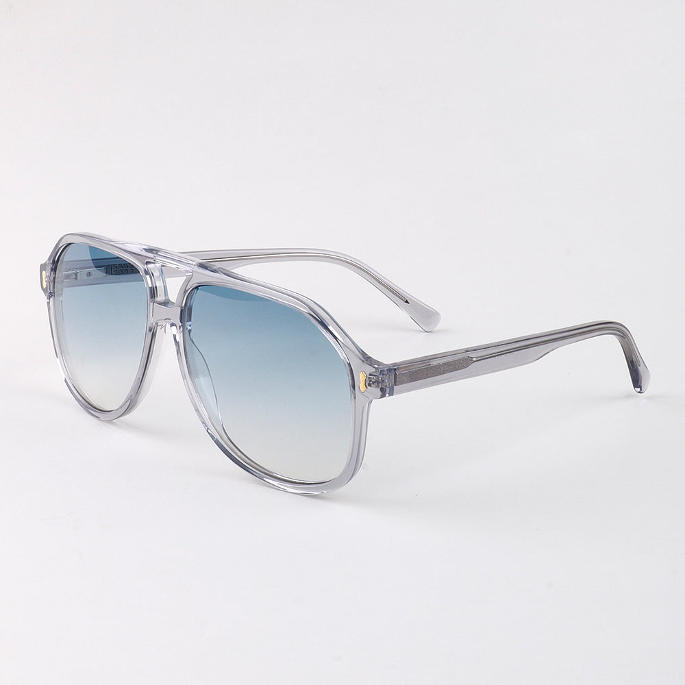 Dame moderne solbrille med innovativ ramme Luvikno