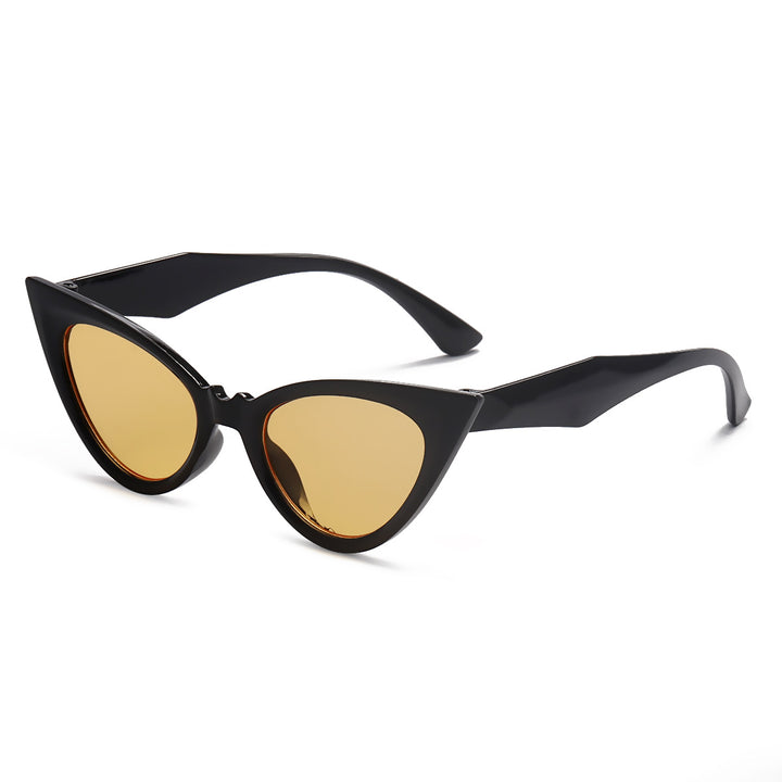Dame Modische Katzenaugen Solbrille Luvikno