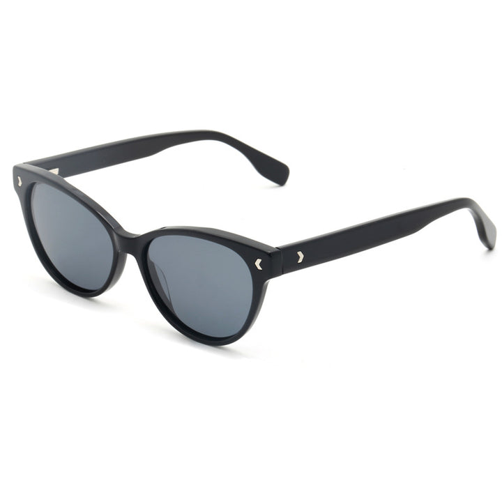 Dame Cat-Eye solbriller med stilrent design og UV-beskyttelse Luvikno