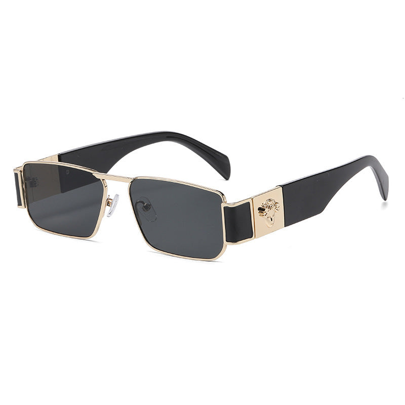 Dame Designer-solbrille med luksuriøs inn ramme og trendy snitt Luvikno