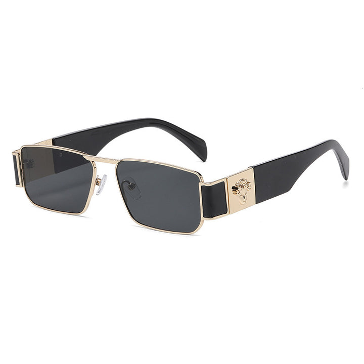 Dame Designer-solbrille med luksuriøs inn ramme og trendy snitt Luvikno