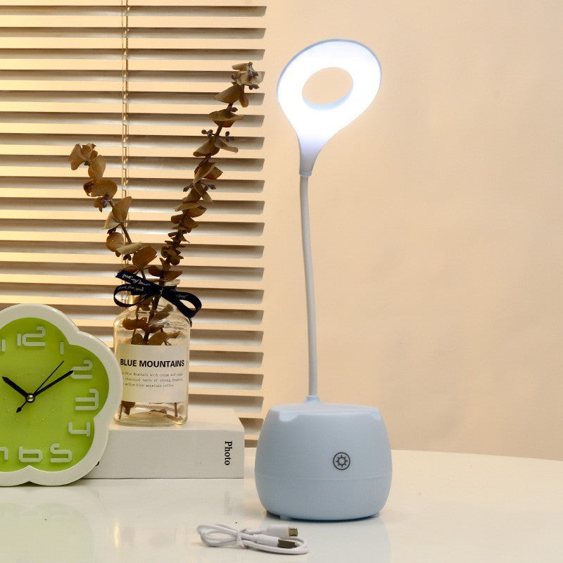 Dame LED skrivebordslampe med fleksibel arm Luvikno