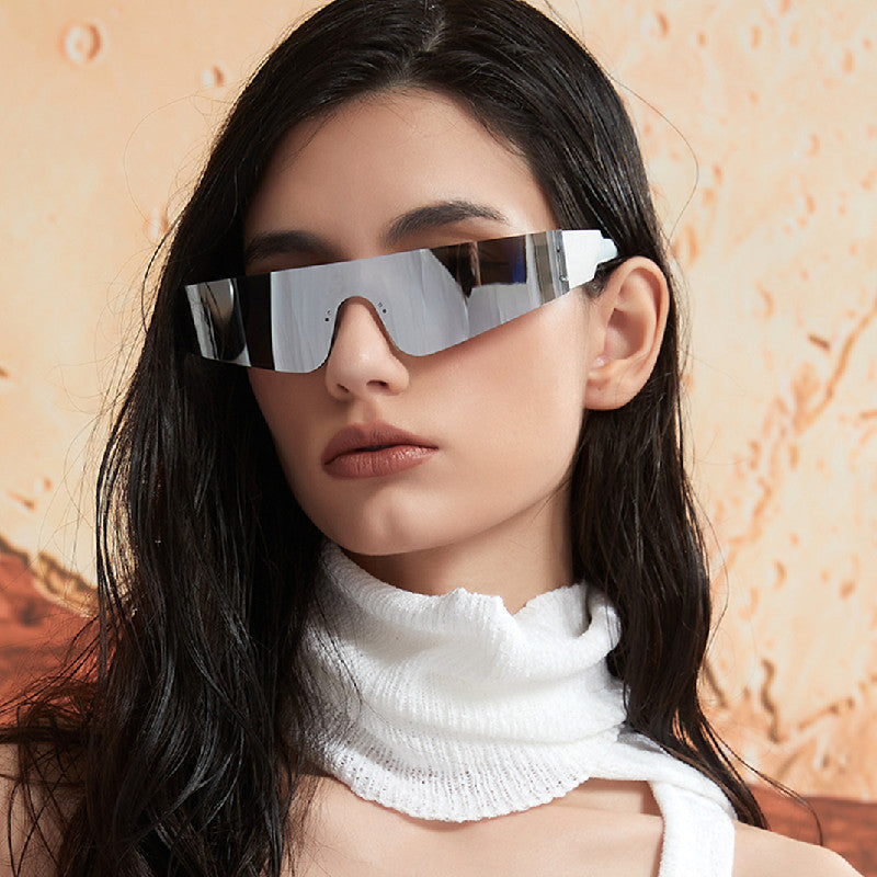 Dame futuristiske sports solbriller med optimal UV-beskyttelse Luvikno