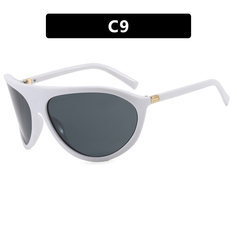 Damen Cat-Eye solbriller med unikt design og beskyttende UV-filter Luvikno