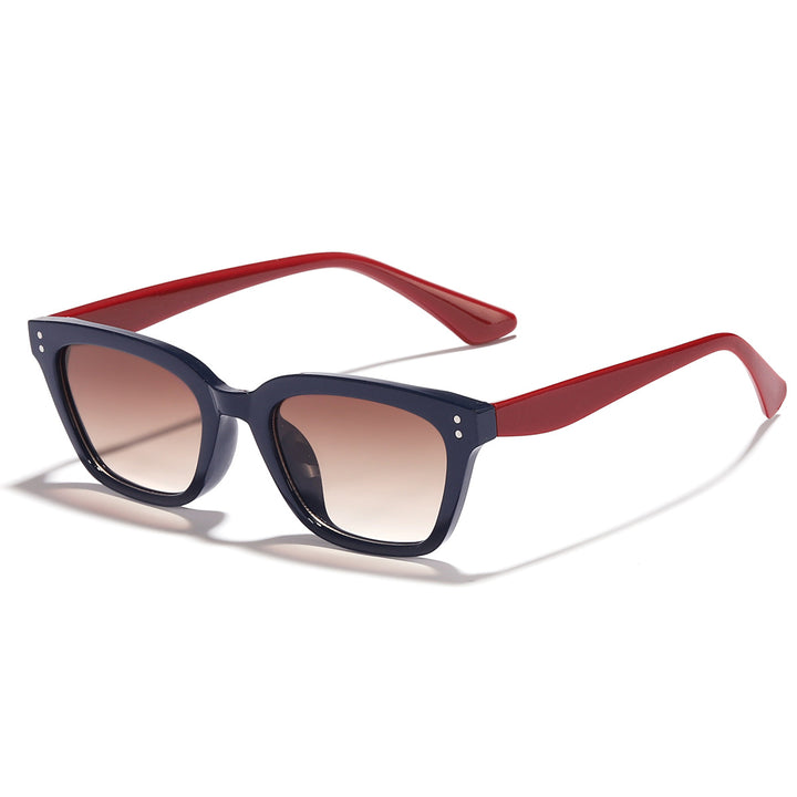 Damer oversized solbriller med moderne, myk fargegradient Luvikno