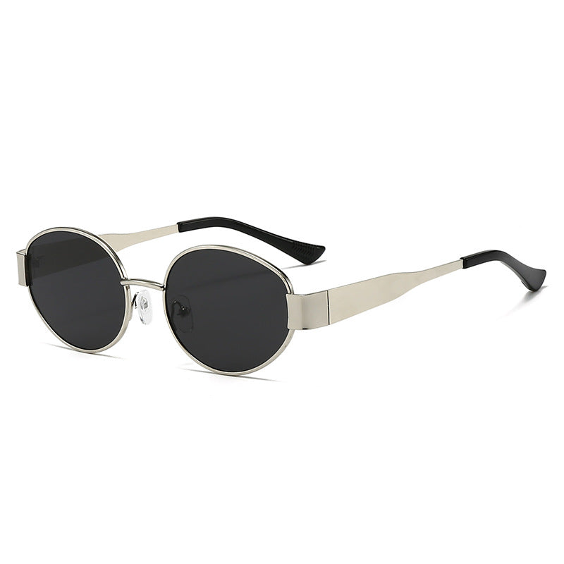 Dame Vintage solbrille i ovalt design Luvikno