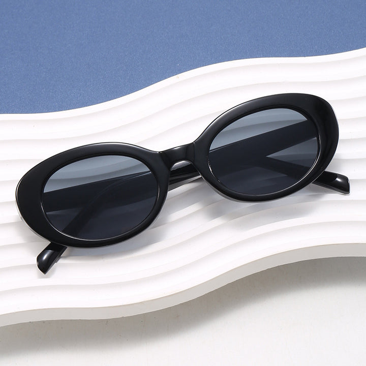 Dame designer-solbriller med oversized form Luvikno