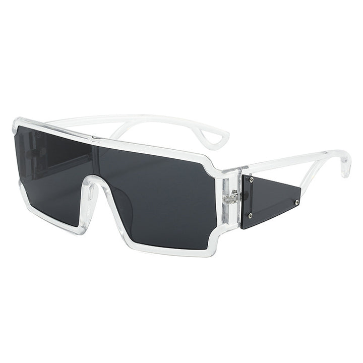 Dame moderne sports-solbriller med beskyttende ramme og trendy design Luvikno