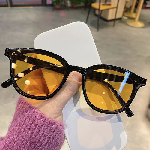 Dame Retro Cat Eye Solbriller Luvikno
