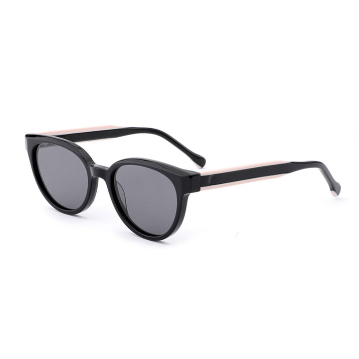 Dame solbrille i elegant retro-design med høykvalitets UV-beskyttelseslinser Luvikno