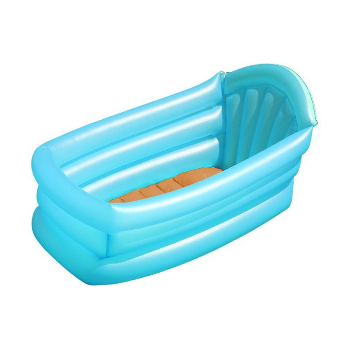 Kvinne Inflatable Barnepool Bade Luvikno