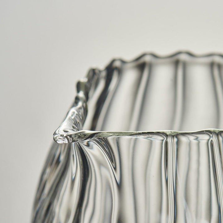 Glass Pot With Wooden Handle | Luvikno
