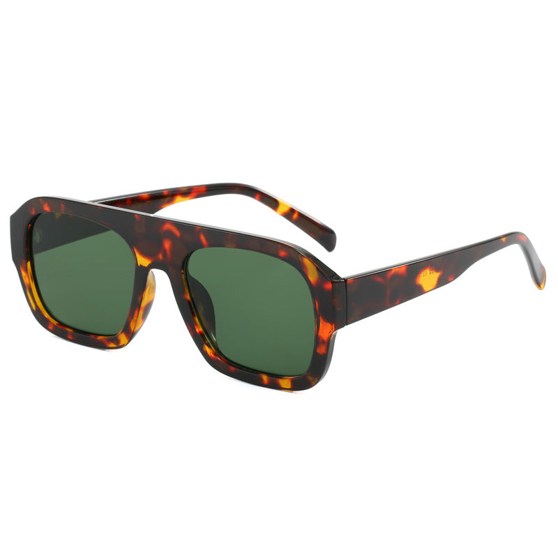 Dame oversized kvadratisk solbrille med moderne design Luvikno