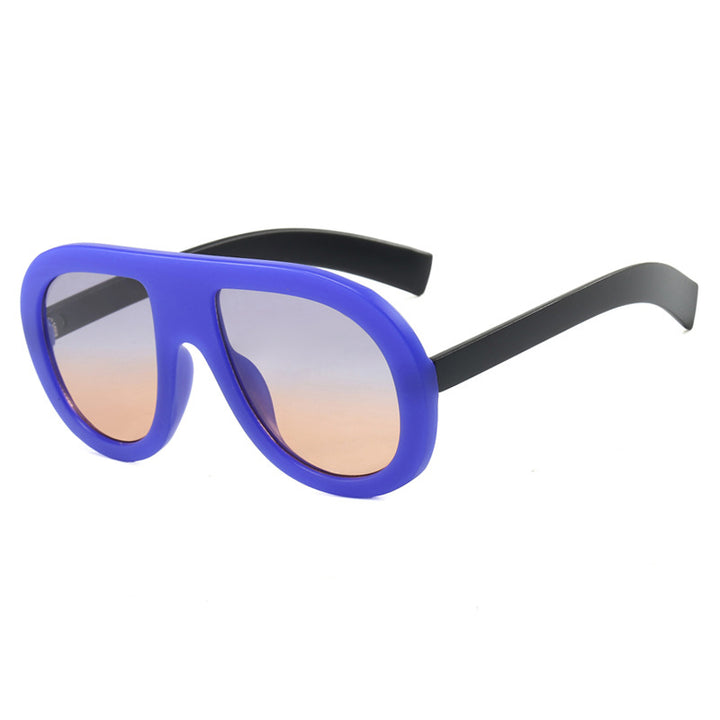 Dame oversized solbriller i futuristisk design Luvikno