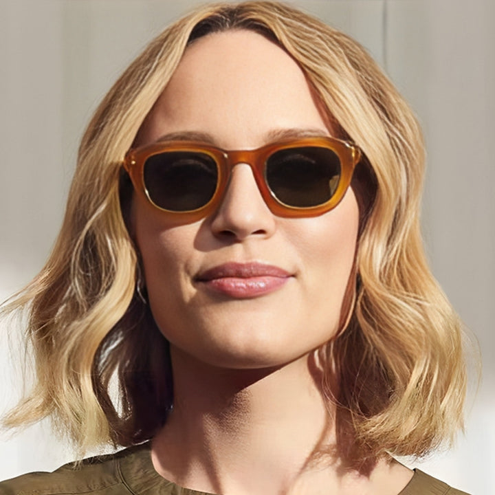 Dame solbrille med moteriktig cat-eye design og UV-beskyttelse Luvikno