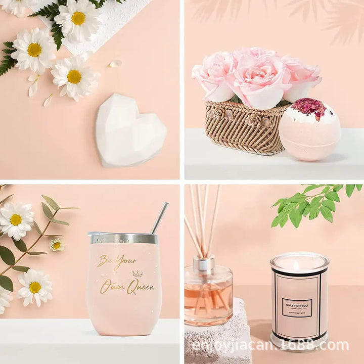 BloomBath – Luxe Badegave Sett for Avslapning Luvikno
