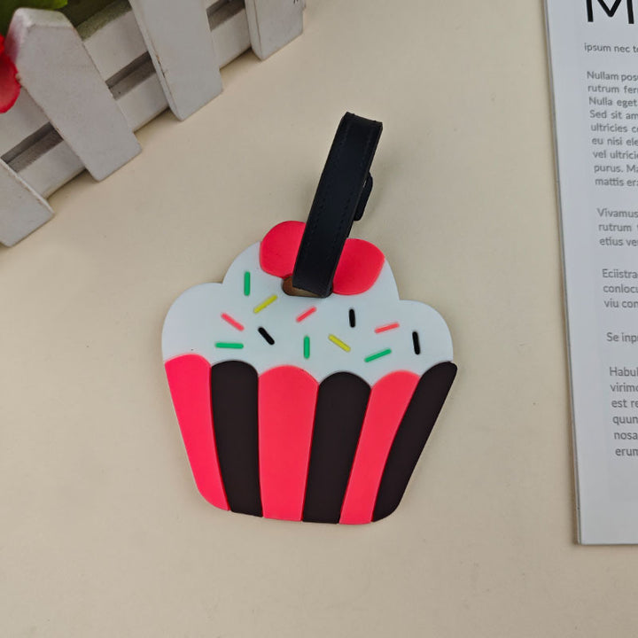 Unisex bagasjetag i cupcake-design Luvikno