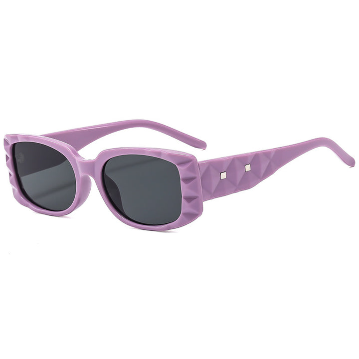 Dame Designer solbrille med unikt ramme og UV-beskyttelse Luvikno
