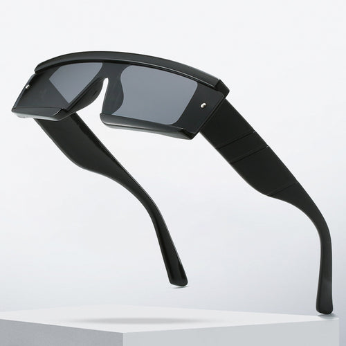 Dame futuristiske solbriller i kantete design Luvikno