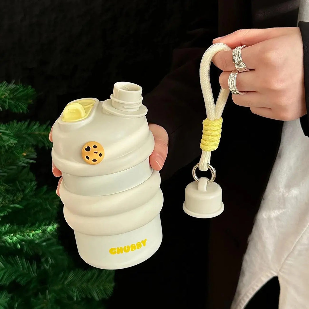Damen Sportliche Edelstahl-Wasserflasche Luvikno