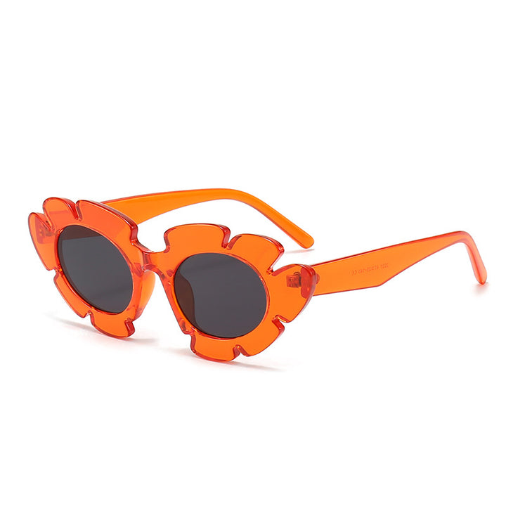 Damer blomstertformet solbrille med høy kvalitet UV-beskyttelse Luvikno
