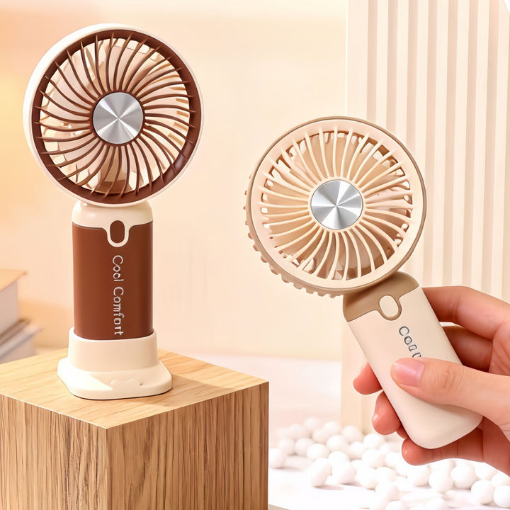 Dame bærbar vifte med trådløs funksjon og ergonomisk design Luvikno