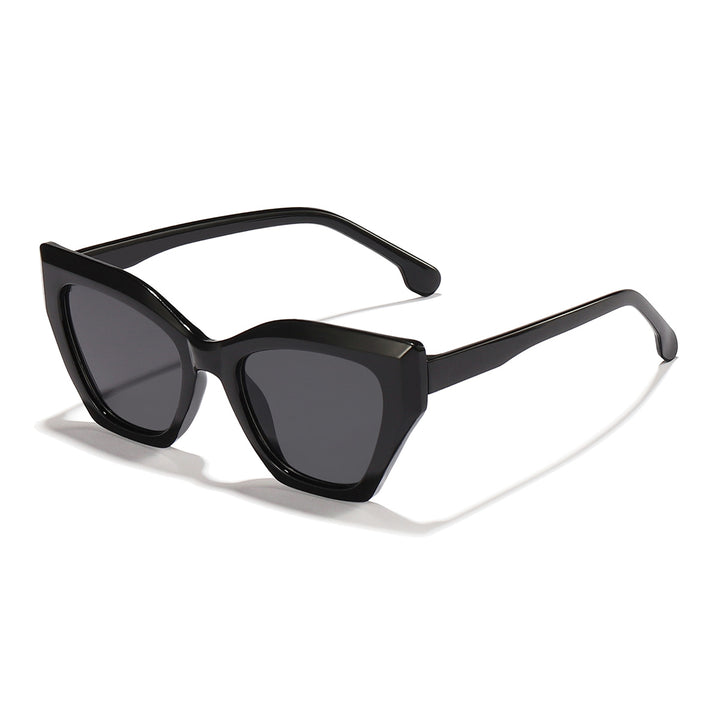 Dame moteriktige solbriller med elegant Cat-Eye-design og slitesterk ramme Luvikno