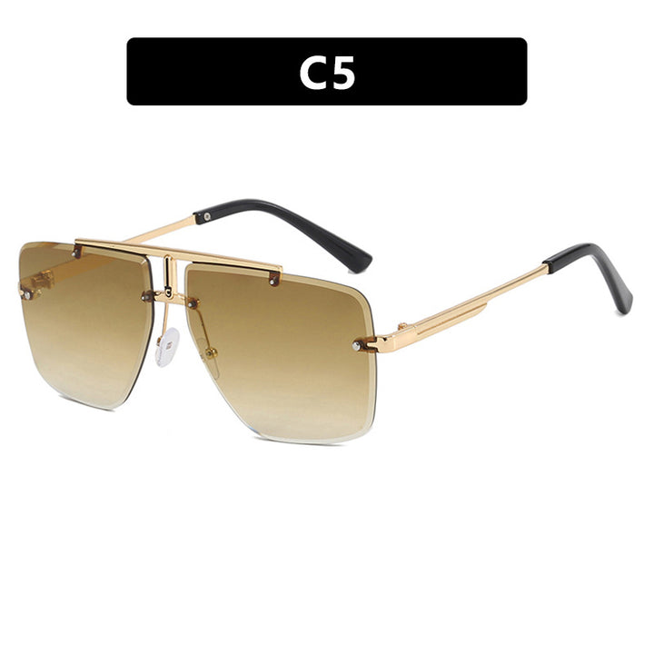 Dame kvadratisk solbrille i stilfull minimalistisk design Luvikno