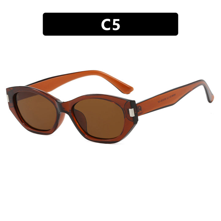 Dame moter katteøye-solbriller med elegante linser Luvikno