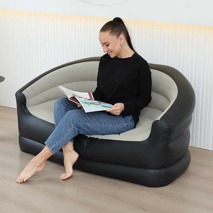 Kvinne Oppblåsbar Lounge Sofa Luvikno