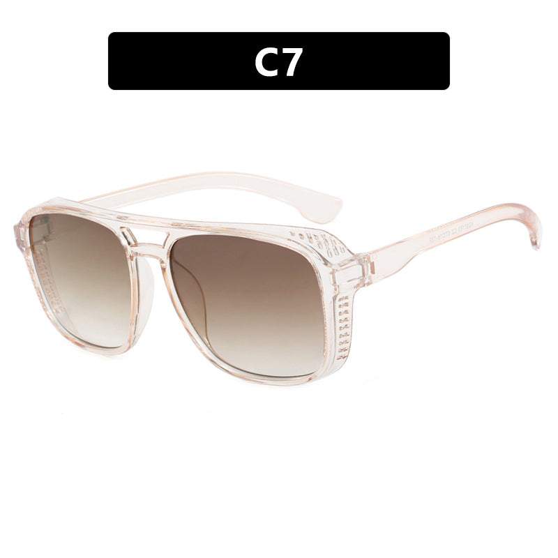 Dame moteriktig solbrille i trendy skilpaddemønster Luvikno