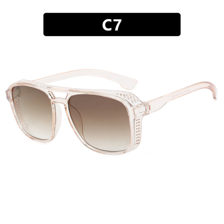 Dame moteriktig solbrille i trendy skilpaddemønster Luvikno