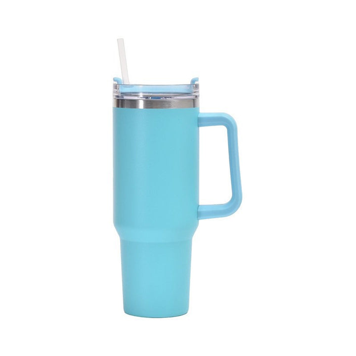 Damer isolasjonskopp med sugerør og ergonomisk grep Luvikno