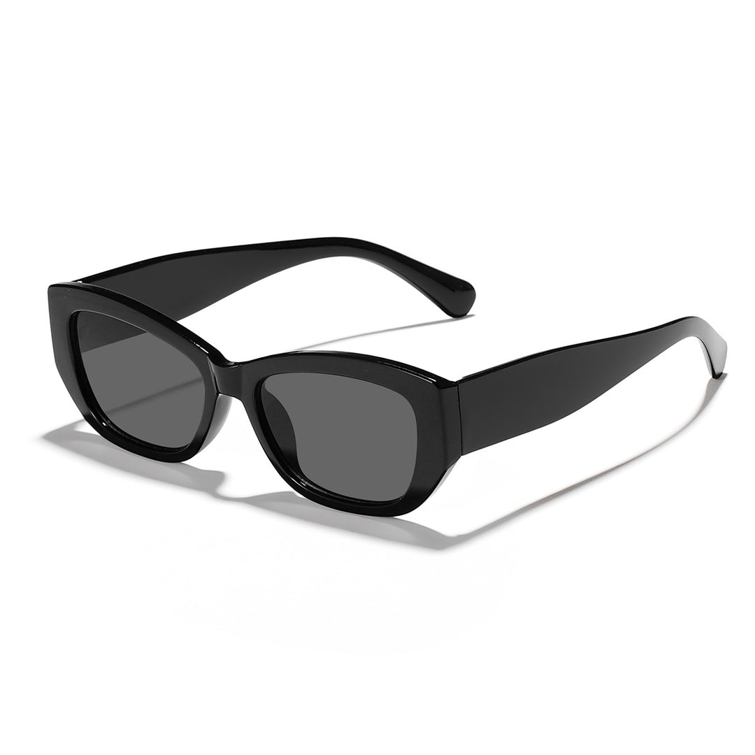 Dame Cat-Eye solbriller med robust ramme og UV-beskyttelse Luvikno